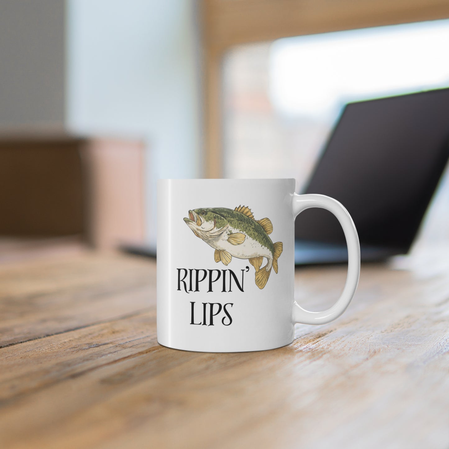 Rippin' Lips Fishing Mug 11oz