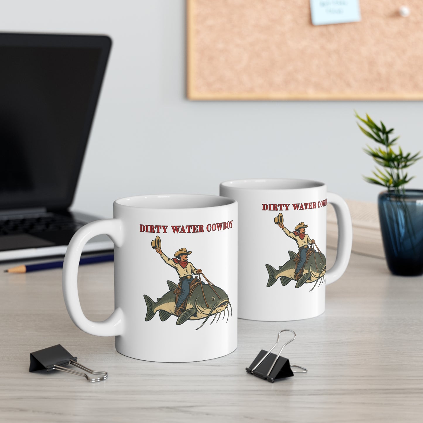 Dirty Water Cowboy Catfish Mug 11oz