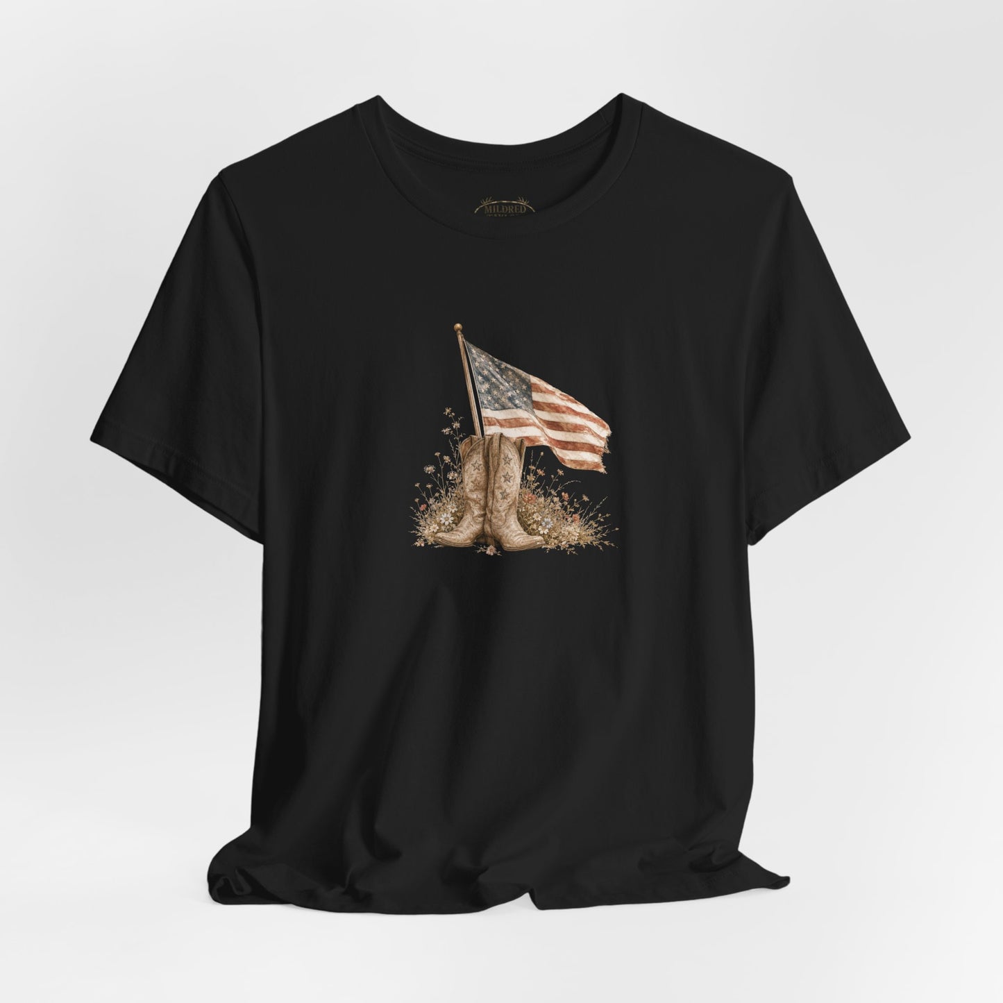 Patriotic Flag Graphic Tee - American T-shirt