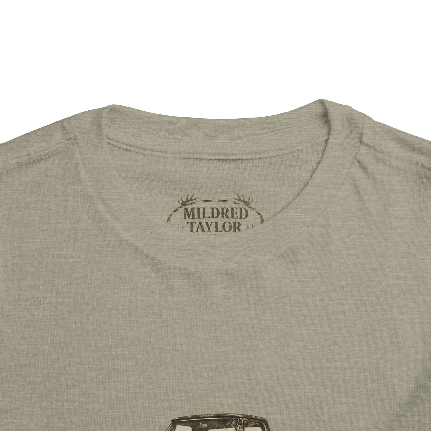 Toddler Tee — Vintage Camouflage Pickup Truck Graphic