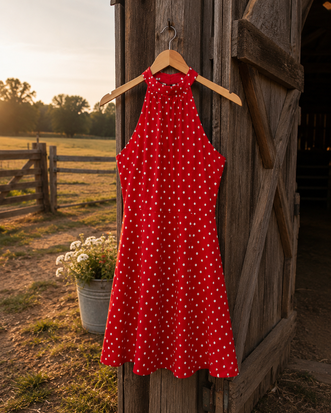 Classy Polka Dot Off-Shoulder Sleeveless Backless Mini Dress