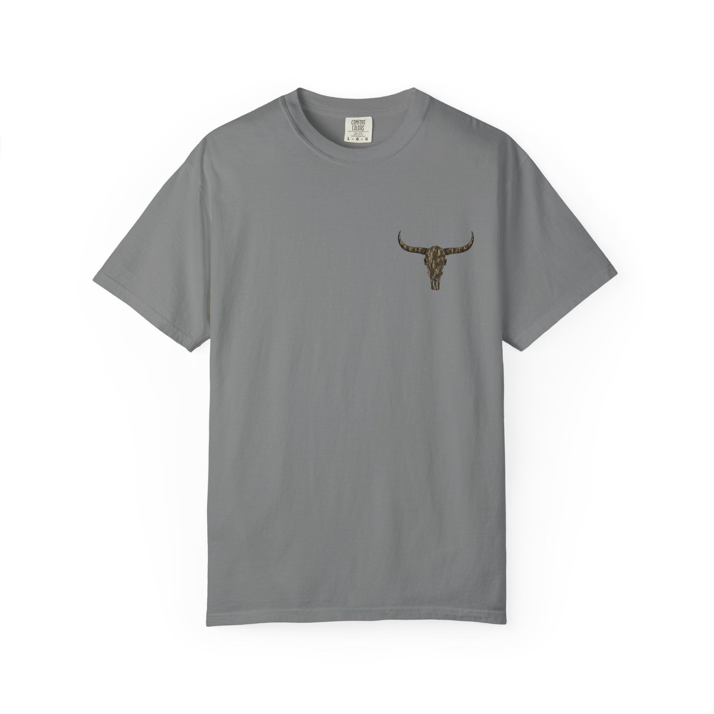 Cowboy Skull T‑Shirt — “Here for the Cowboys” Graphic Tee