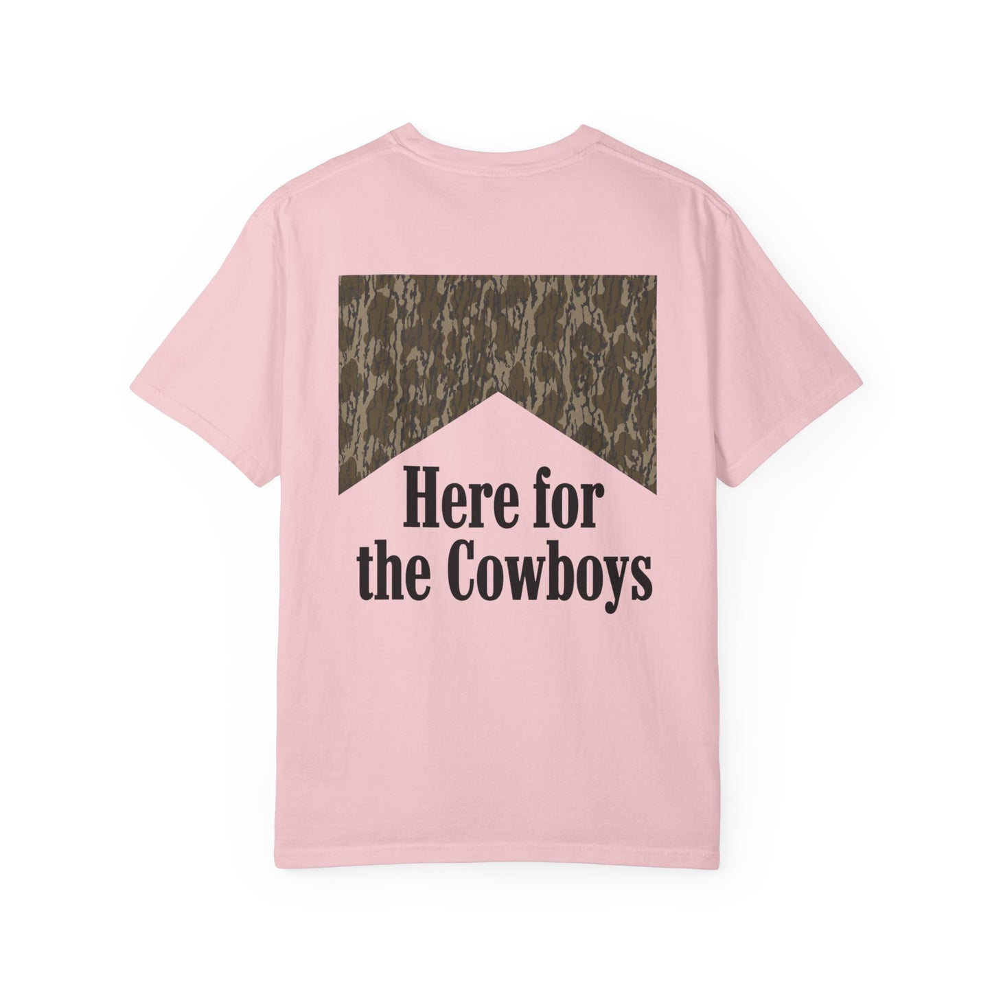 Cowboy Skull T‑Shirt — “Here for the Cowboys” Graphic Tee