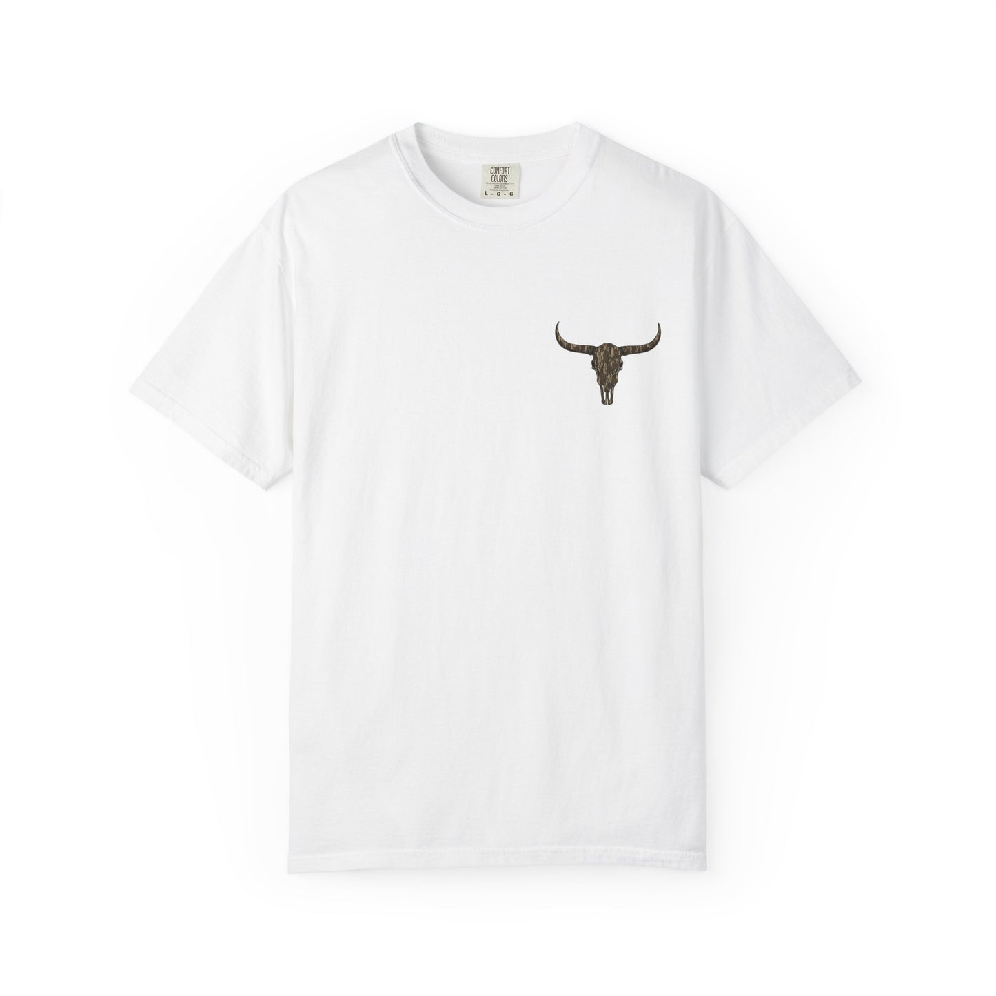 Cowboy Skull T‑Shirt — “Here for the Cowboys” Graphic Tee