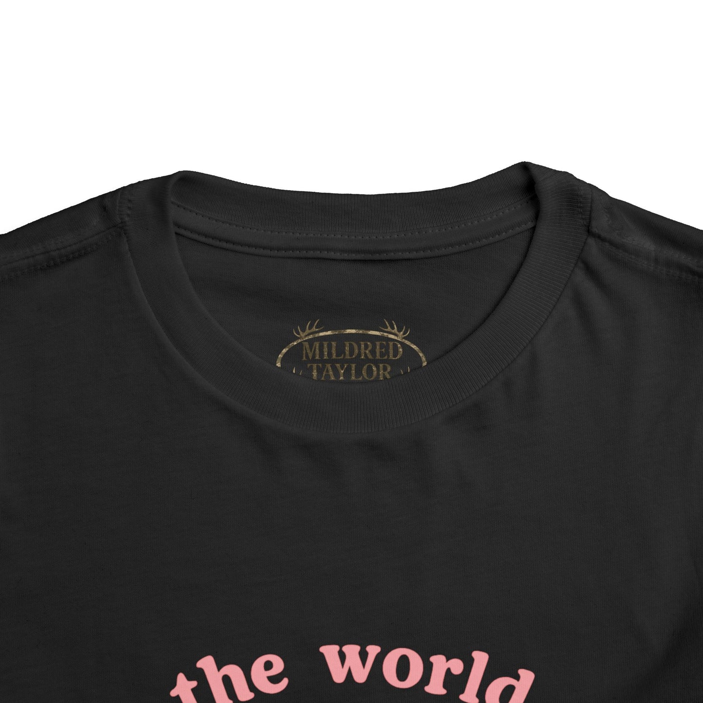 "The World Needs More Cowgirls" Pink Cowgirl Hat Kids Shirt - Toddler Tee