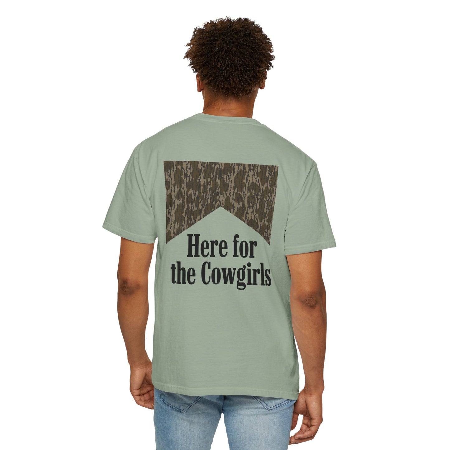 "Here for the Cowgirls" T-Shirt — Western Graphic Tee