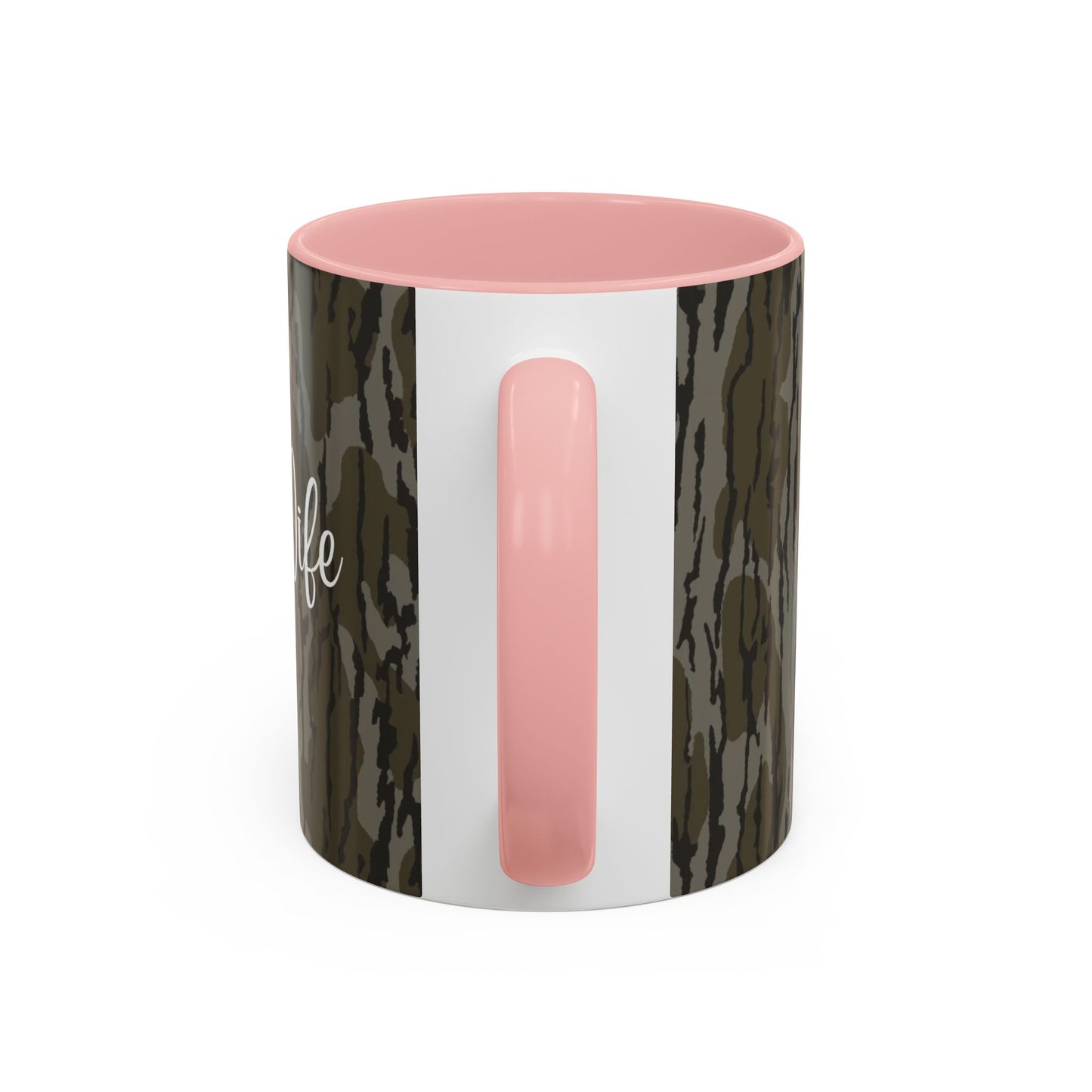 Hunting Wife Life Bottomland Camo Accent Coffee Mug
