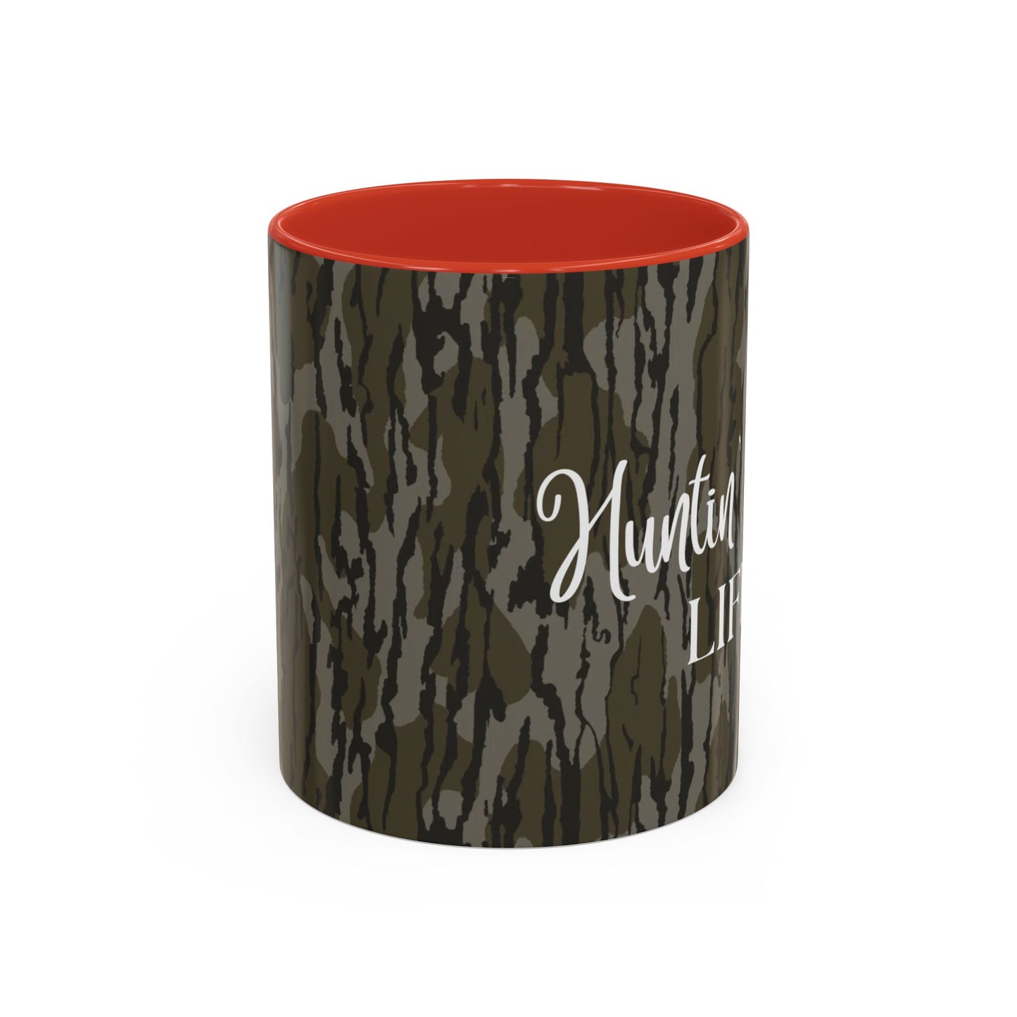 Hunting Wife Life Bottomland Camo Accent Coffee Mug