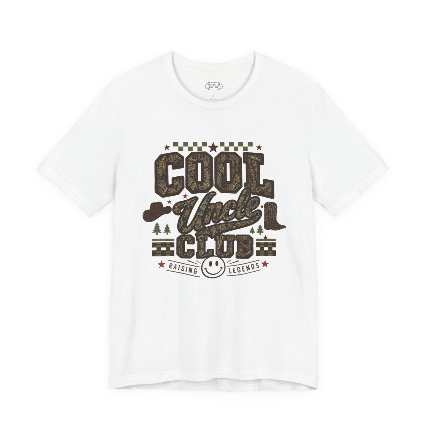 Cool Uncle Club Camo Tee — 'Raising Legends' Vintage Style