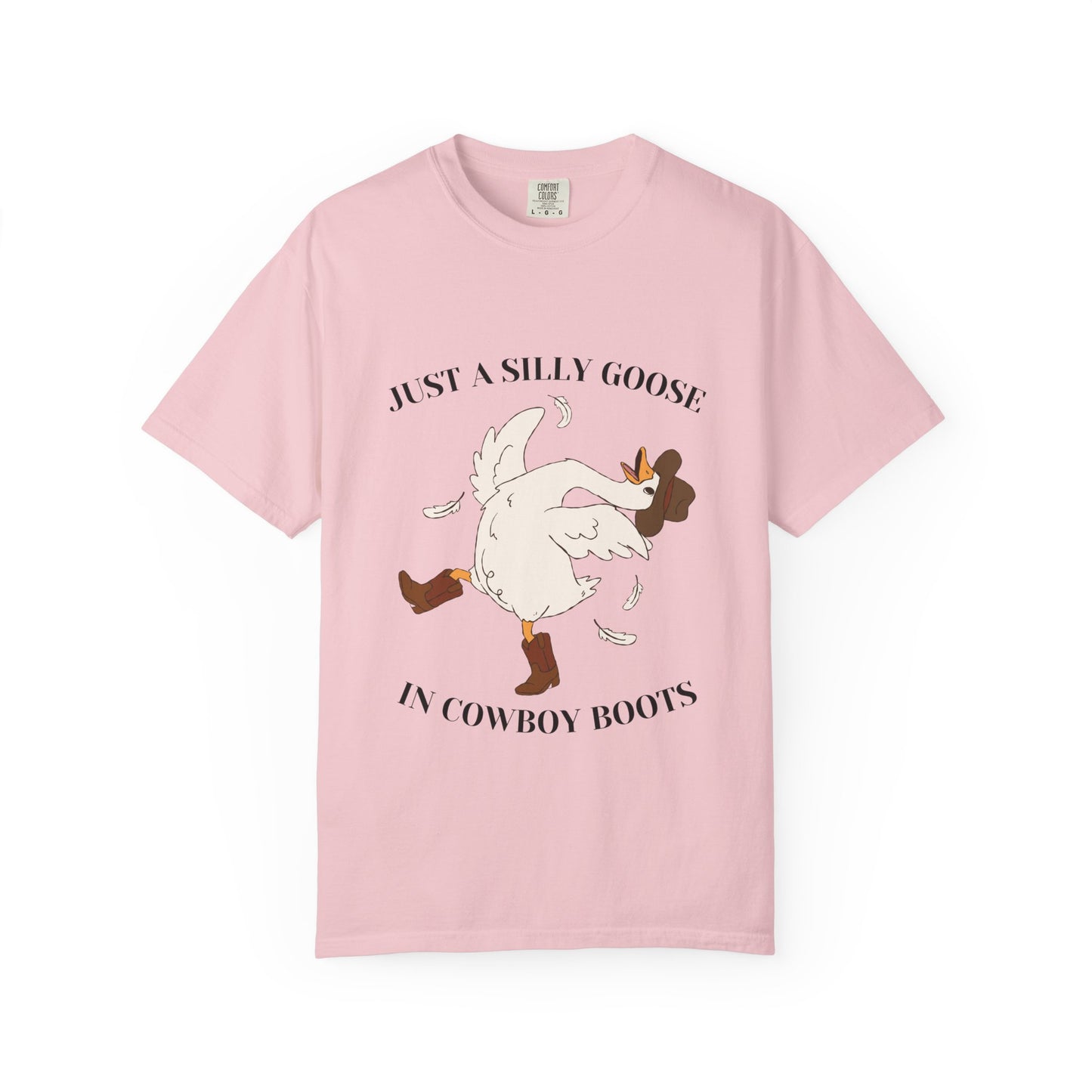 Silly Goose in Cowboy Boots Shirt | Funny Western Goose Tee | Cowgirl Humor Shirt | Trendy Country Graphic Tee | Cowboy Boots Goose Shirt