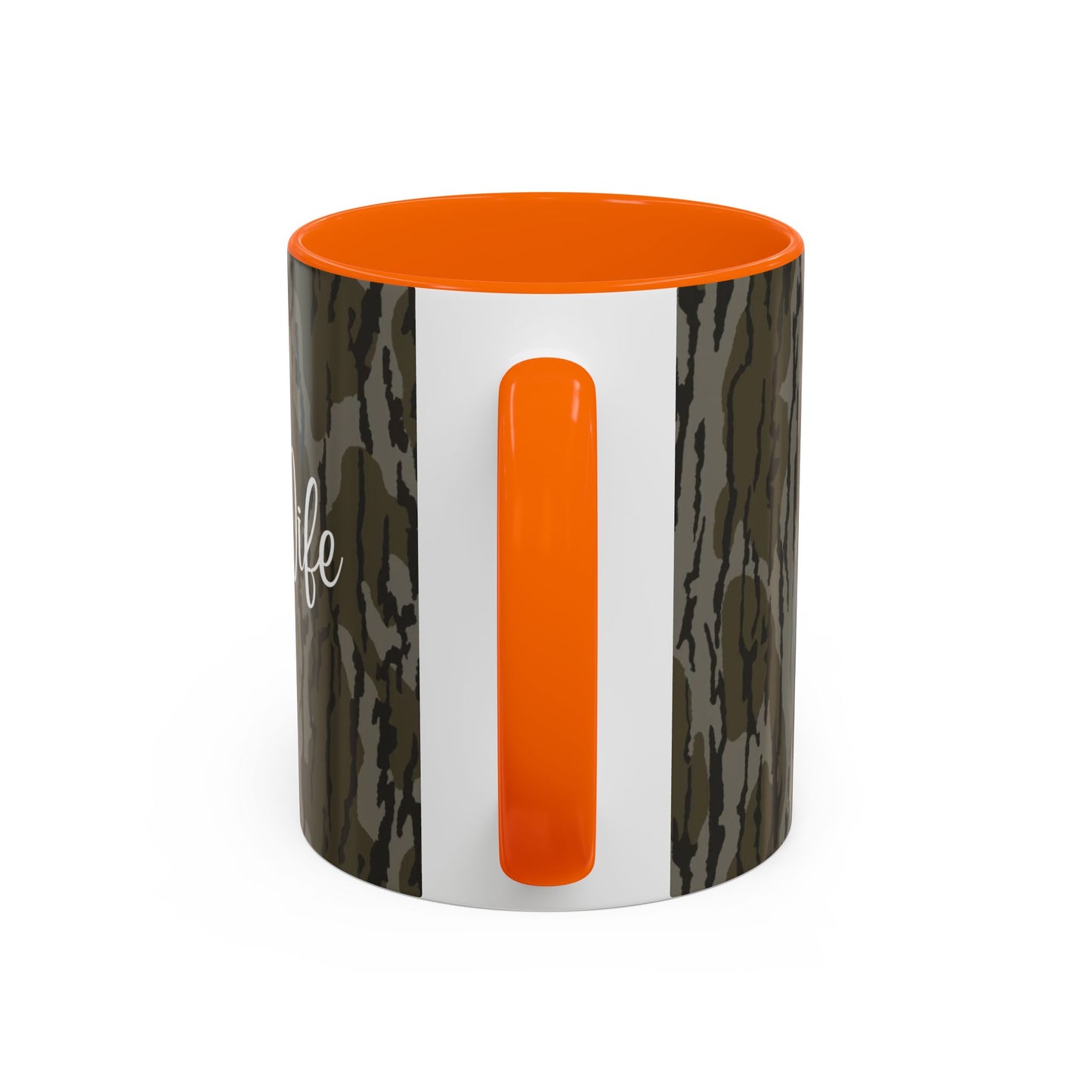 Hunting Wife Life Bottomland Camo Accent Coffee Mug