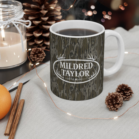 Brand 'Mildred Taylor' Rustic Antler Logo Coffee Mug