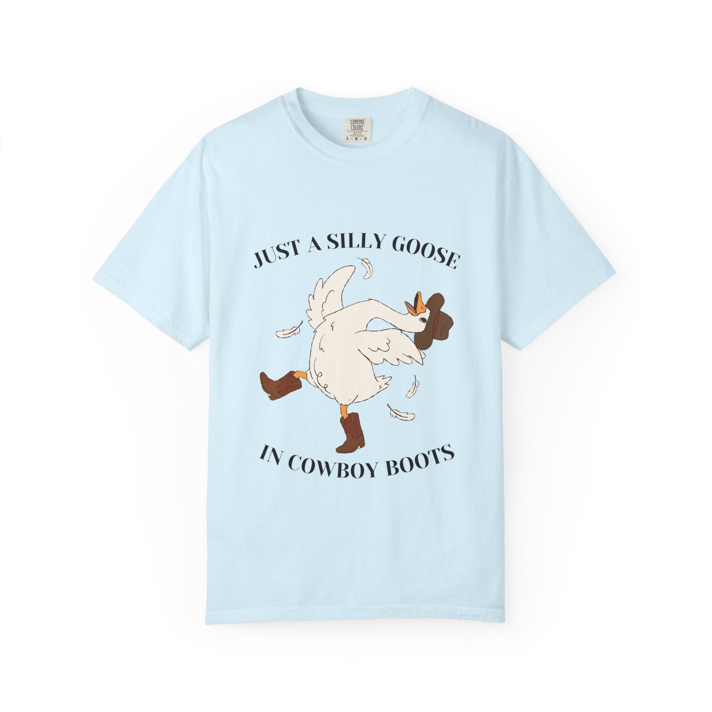 Silly Goose in Cowboy Boots Shirt | Funny Western Goose Tee | Cowgirl Humor Shirt | Trendy Country Graphic Tee | Cowboy Boots Goose Shirt