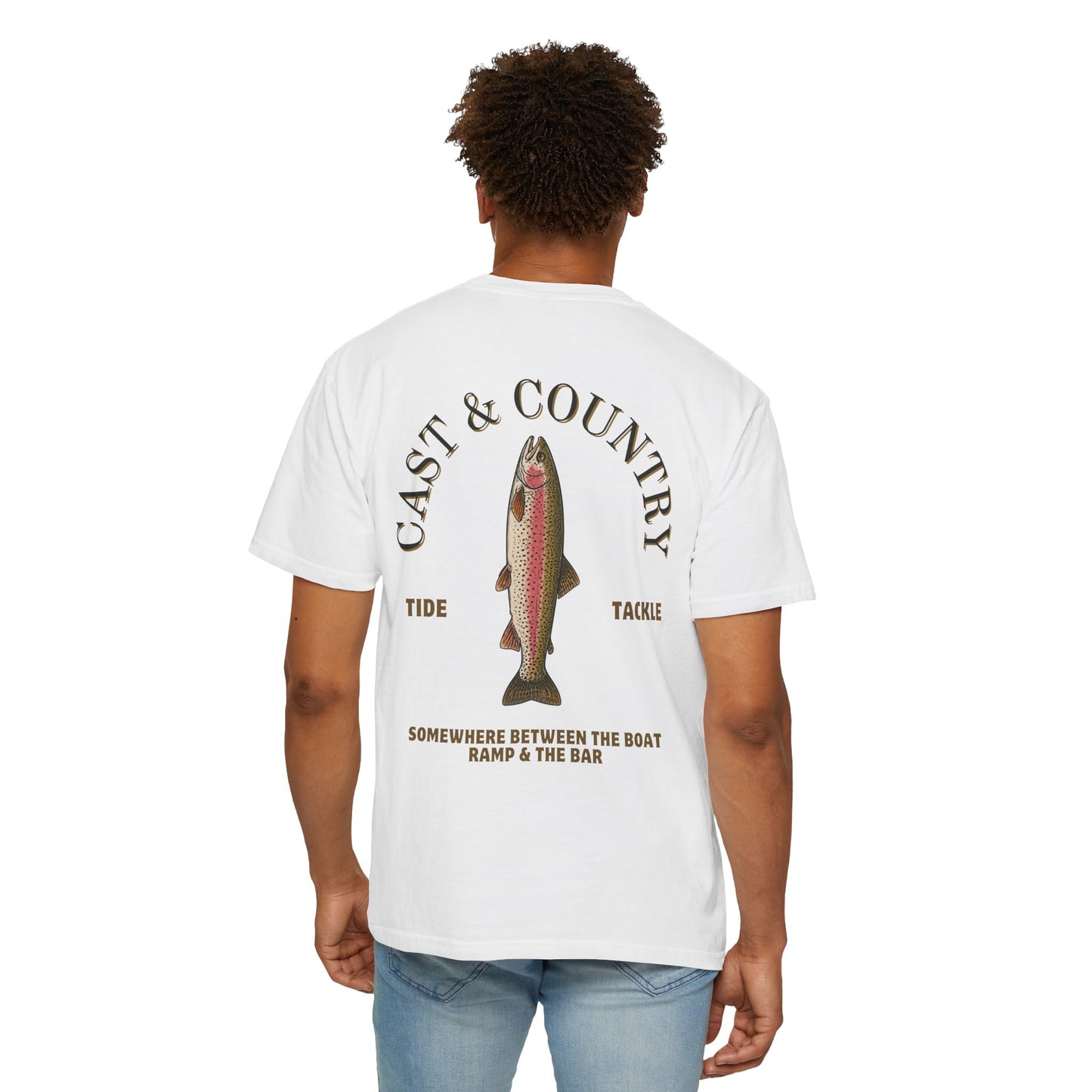 Cast & Country Trout Fishing Tee ("Someone Beer Me") - Country Trout T-Shirt