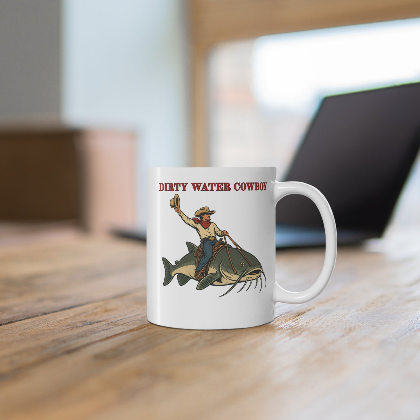 Dirty Water Cowboy Catfish Mug 11oz