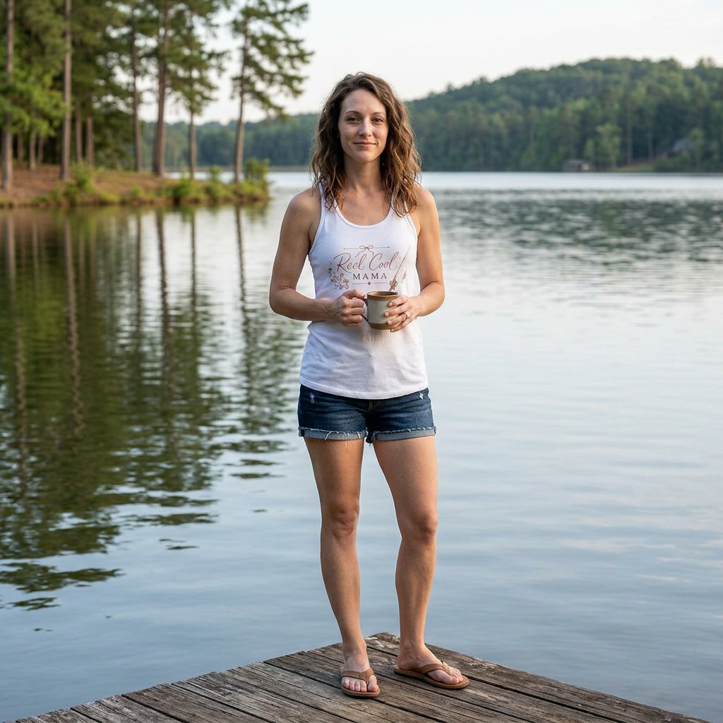 Reel Cool Mama - Racerback Tank