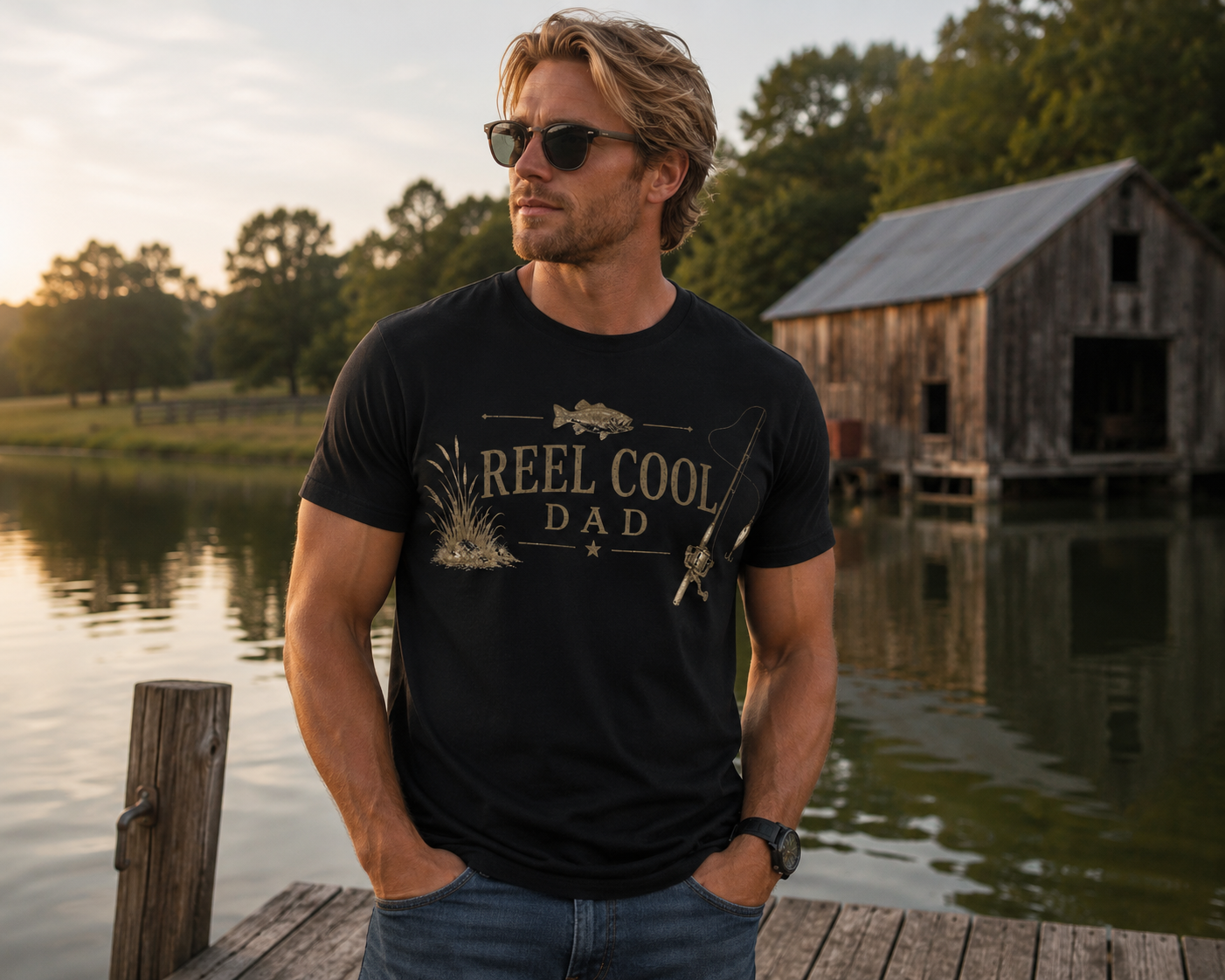Reel Cool Dad T-Shirt – Fishing