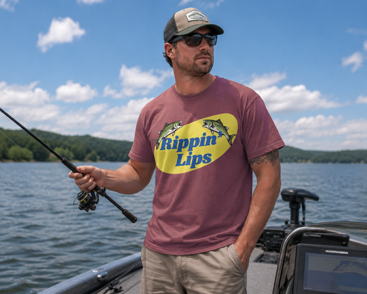 Rippin’ Lips Fishing Shirt | Fishing Tee | Bass Fishing Shirt
