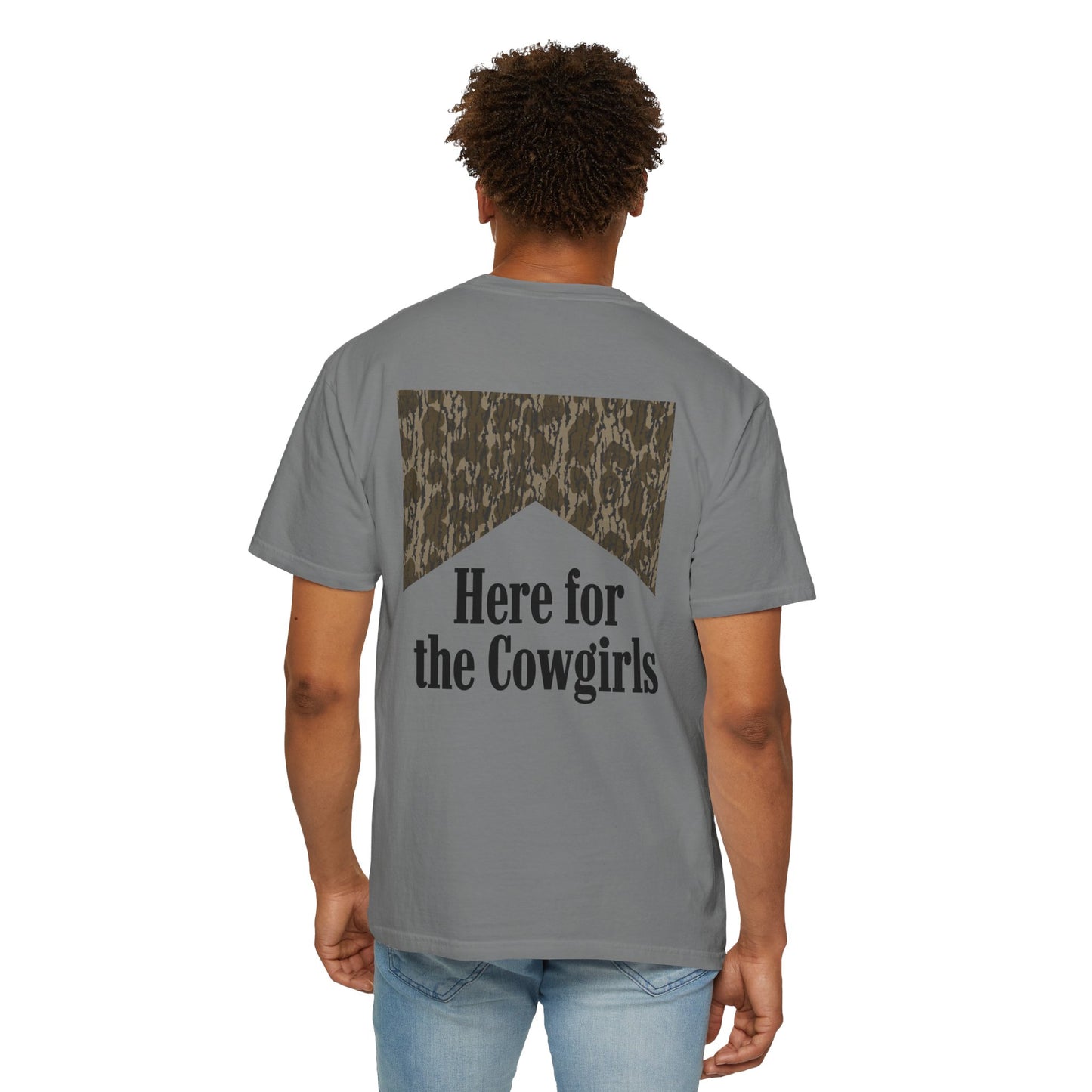 "Here for the Cowgirls" T-Shirt — Western Graphic Tee