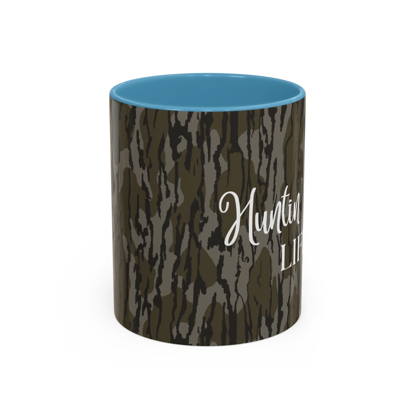 Hunting Wife Life Bottomland Camo Accent Coffee Mug