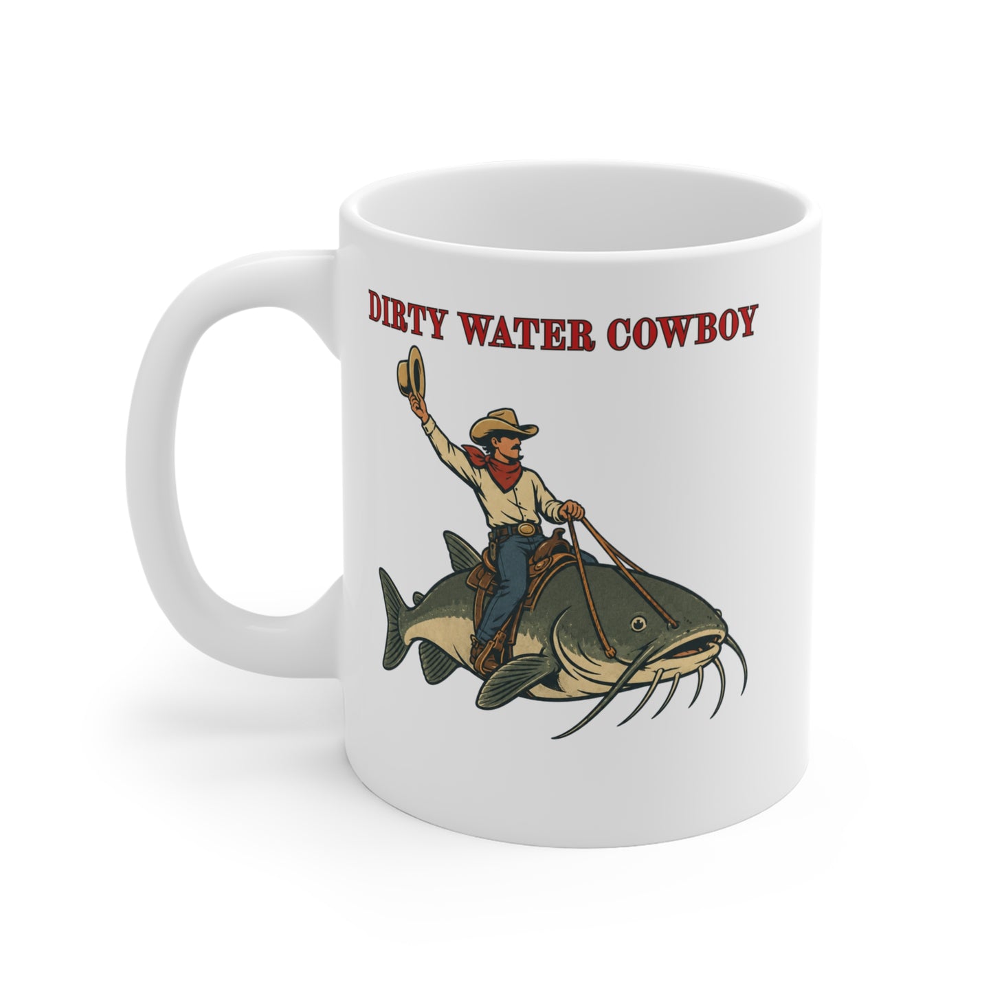 Dirty Water Cowboy Catfish Mug 11oz
