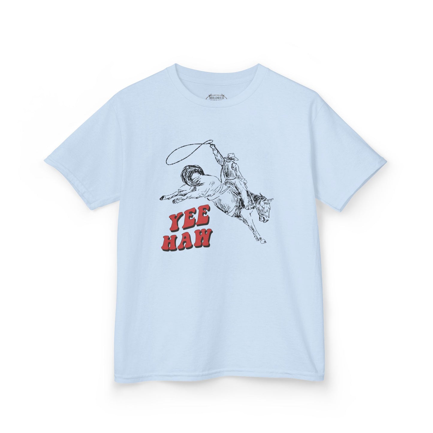 'Yee Haw' Rodeo Cowboy Graphic - Kids Tee