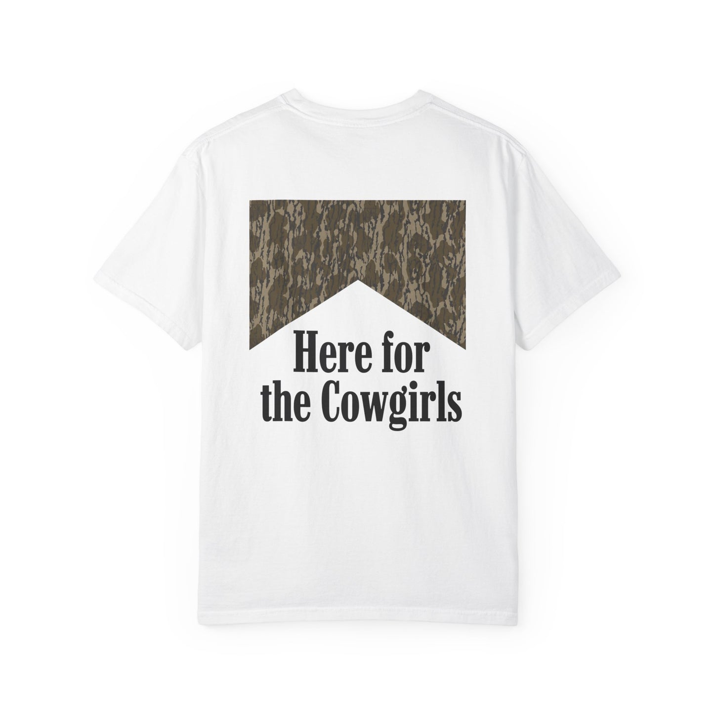 "Here for the Cowgirls" T-Shirt — Western Graphic Tee