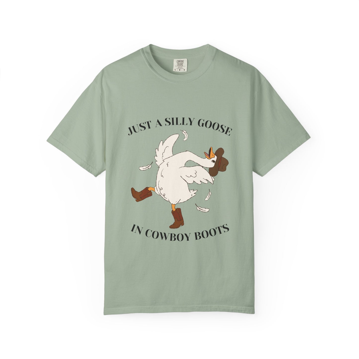 Silly Goose in Cowboy Boots Shirt | Funny Western Goose Tee | Cowgirl Humor Shirt | Trendy Country Graphic Tee | Cowboy Boots Goose Shirt