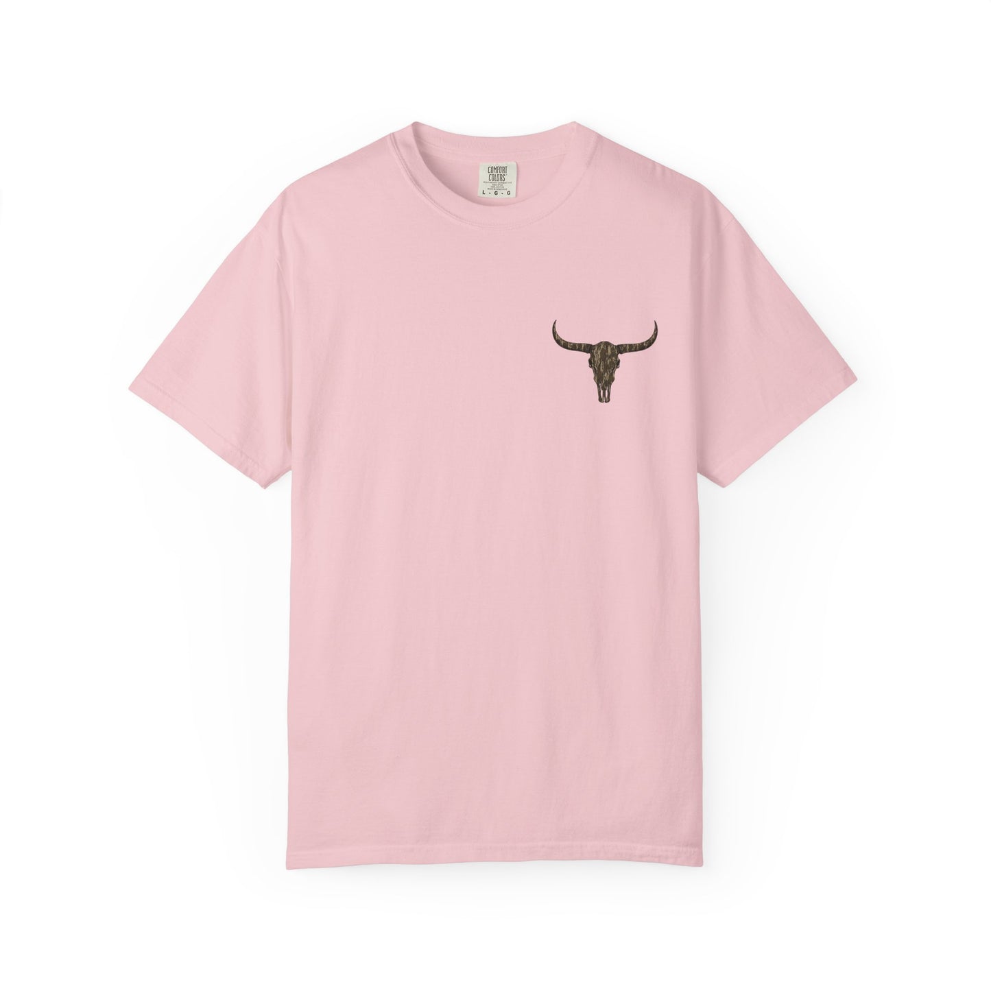 Cowboy Skull T‑Shirt — “Here for the Cowboys” Graphic Tee