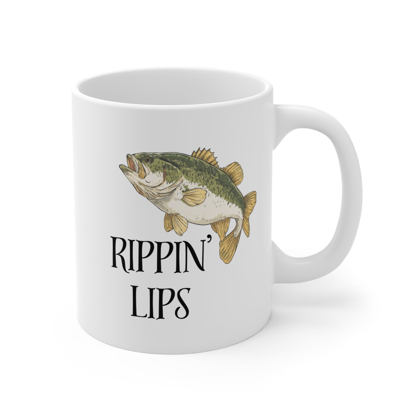 Rippin' Lips Fishing Mug 11oz