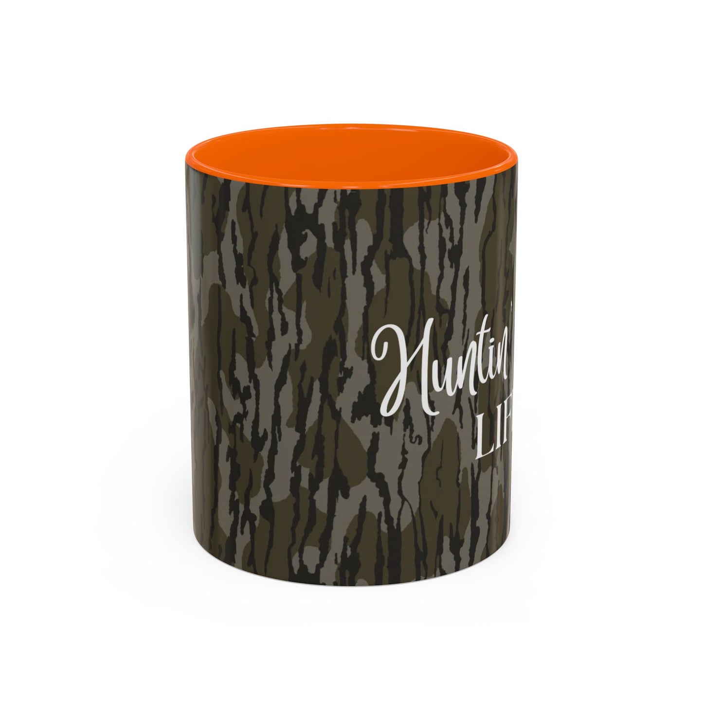 Hunting Wife Life Bottomland Camo Accent Coffee Mug