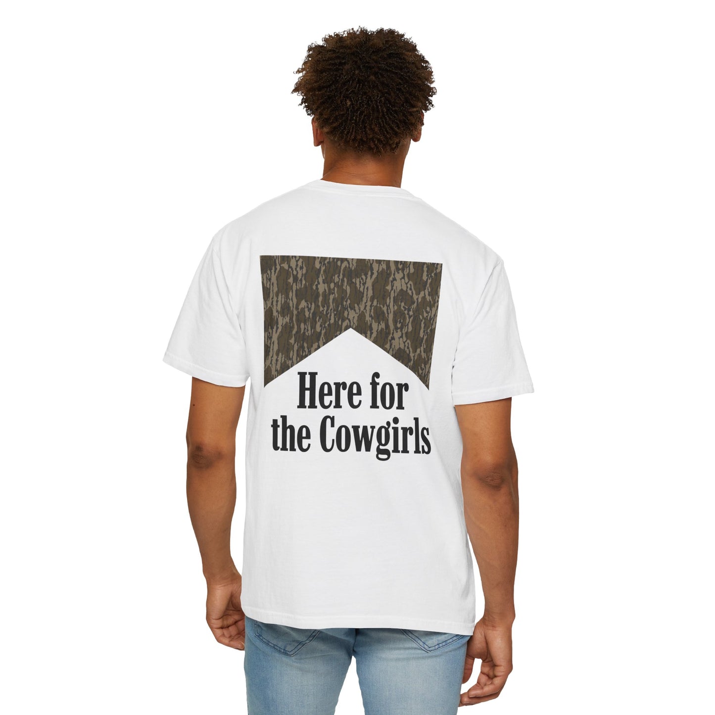 "Here for the Cowgirls" T-Shirt — Western Graphic Tee
