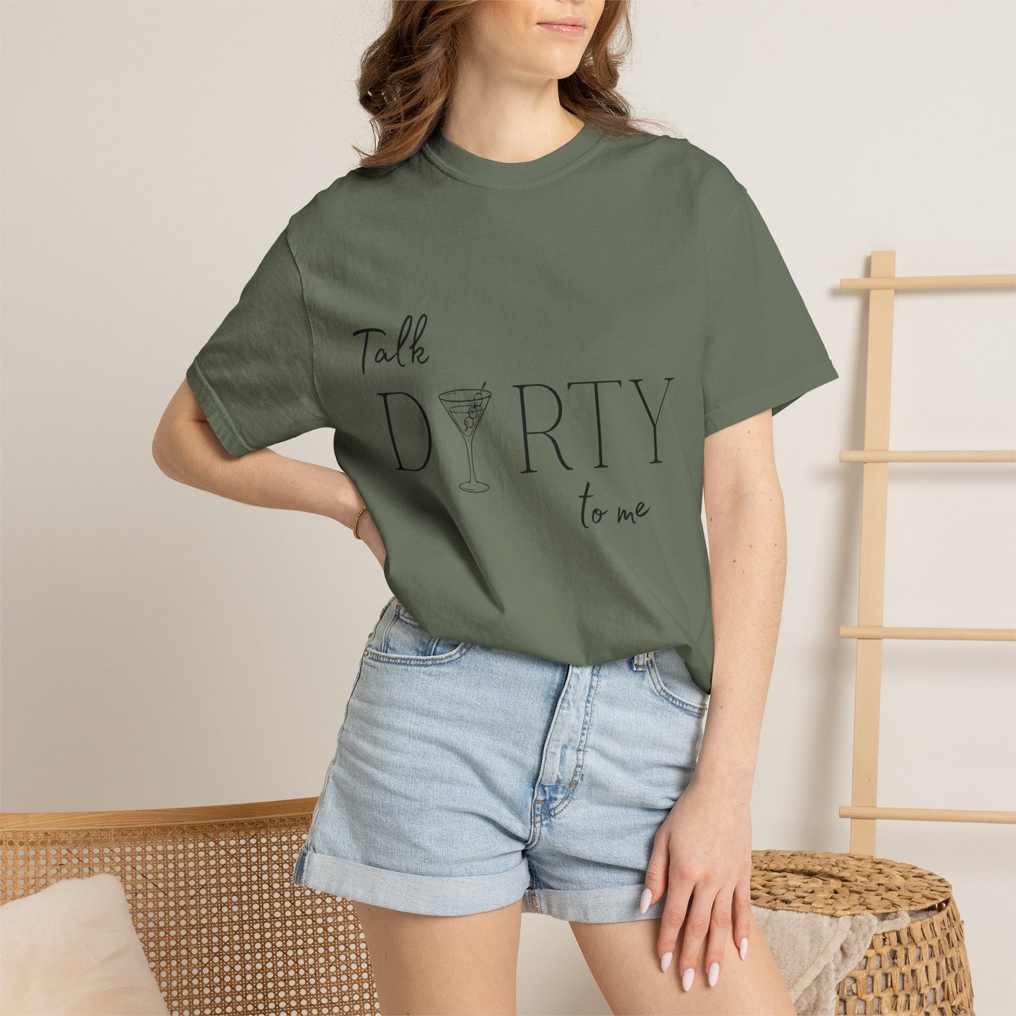 Talk Dirty to Me Dirty Martini Shirt | Funny Martini Tee | Cocktail Lover Shirt | Girls Night Out Shirt | Trendy Bar Graphic Tee