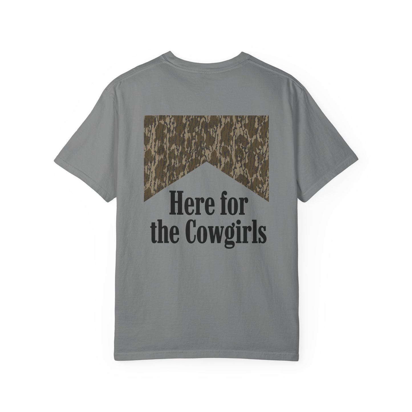 "Here for the Cowgirls" T-Shirt — Western Graphic Tee