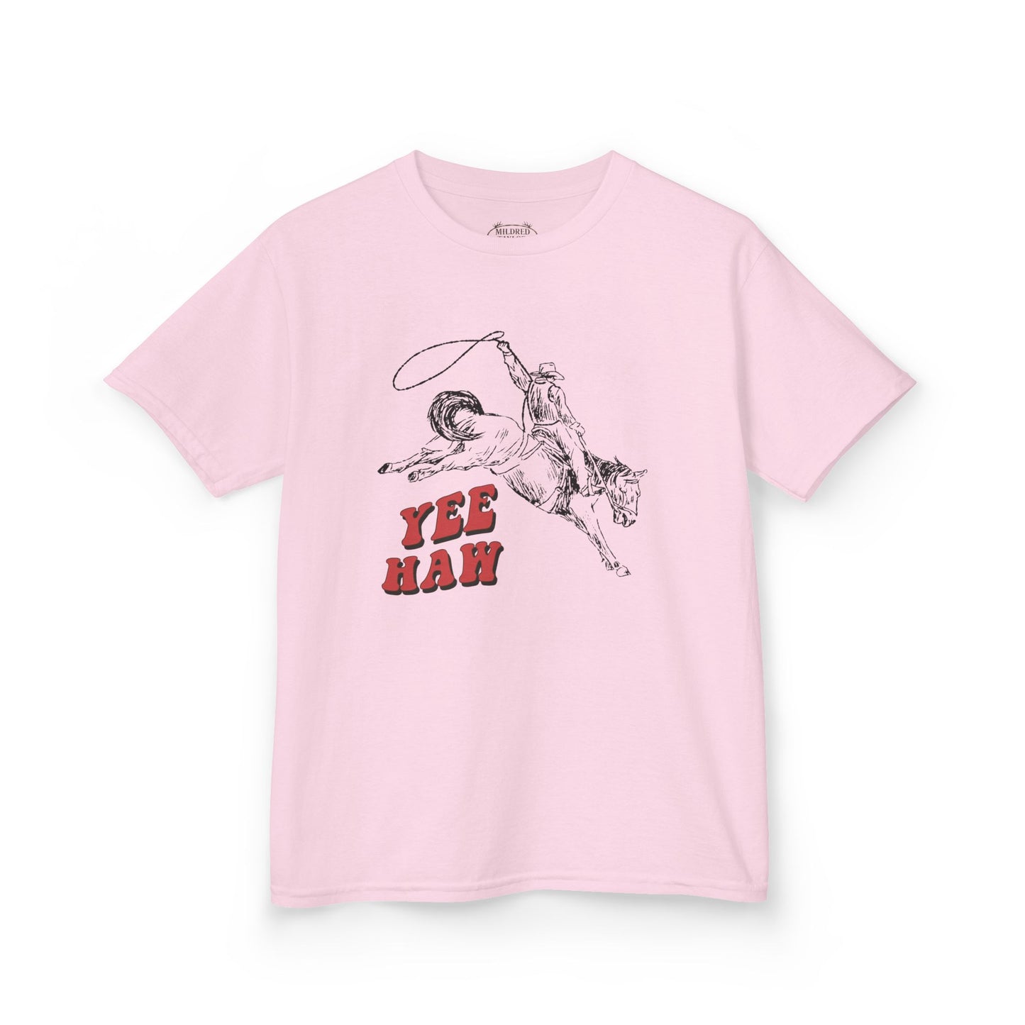 'Yee Haw' Rodeo Cowboy Graphic - Kids Tee