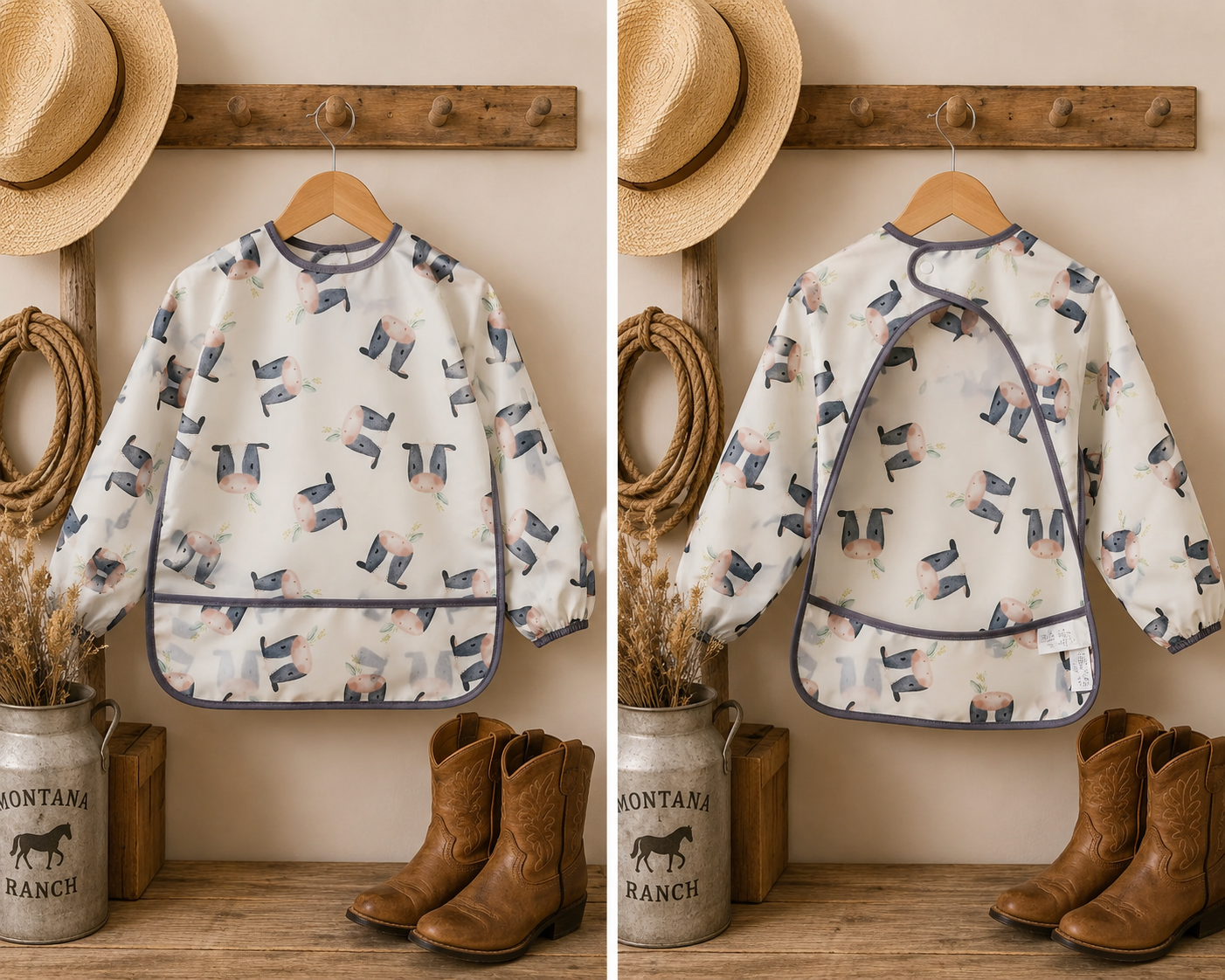 Waterproof Feeding Bib, Washable-Easy To Clean - Baby Essential
