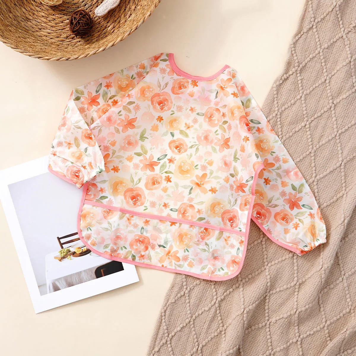 Waterproof Feeding Bib, Washable-Easy To Clean - Baby Essential